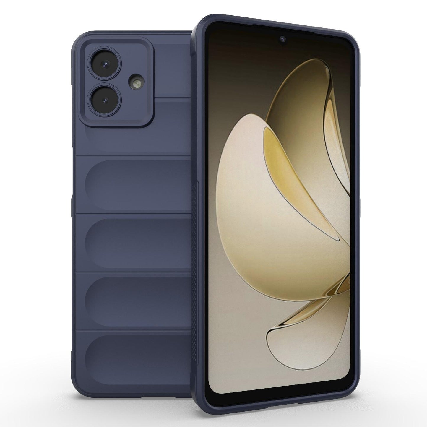 Samsung Galaxy A07 4G Magic Shield TPU + Flannel Protective Phone Case Cover, Shockproof Scratch Resistant