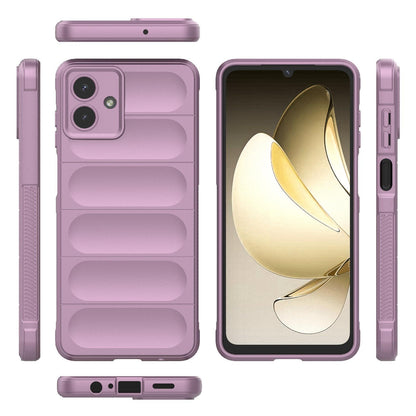 Samsung Galaxy A07 4G Magic Shield TPU + Flannel Protective Phone Case Cover, Shockproof Scratch Resistant