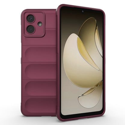 Samsung Galaxy A07 4G Magic Shield TPU + Flannel Protective Phone Case Cover, Shockproof Scratch Resistant