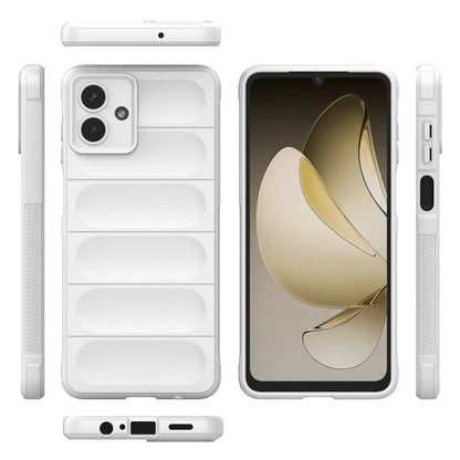 Samsung Galaxy A07 4G Magic Shield TPU + Flannel Protective Phone Case Cover, Shockproof Scratch Resistant