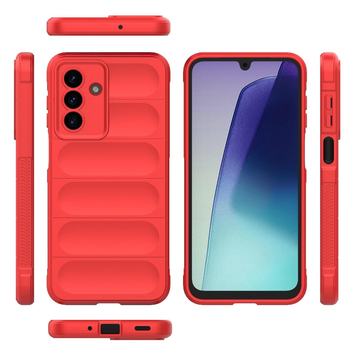 Samsung Galaxy A17 5G Magic Shield TPU + Flannel Protective Phone Case Cover, Shockproof Scratch Resistant