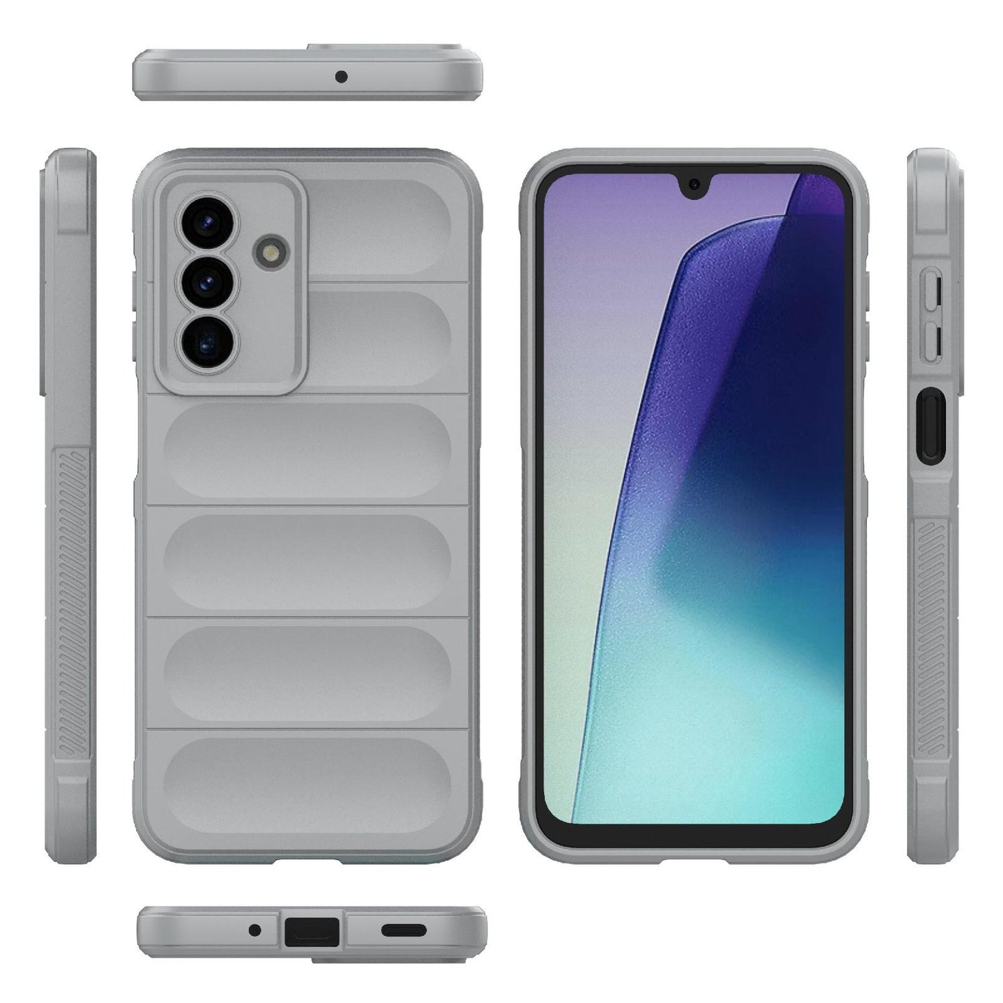 Samsung Galaxy A17 5G Magic Shield TPU + Flannel Protective Phone Case Cover, Shockproof Scratch Resistant