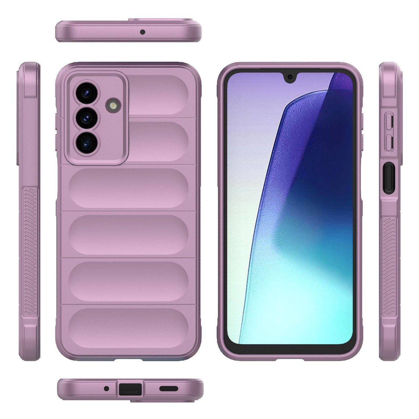 Samsung Galaxy A17 5G Magic Shield TPU + Flannel Protective Phone Case Cover, Shockproof Scratch Resistant