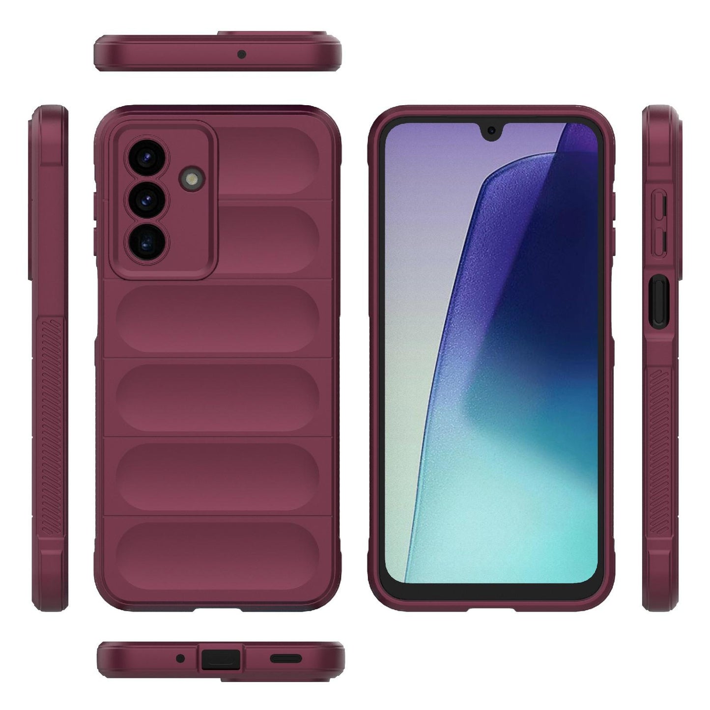 Samsung Galaxy A17 5G Magic Shield TPU + Flannel Protective Phone Case Cover, Shockproof Scratch Resistant