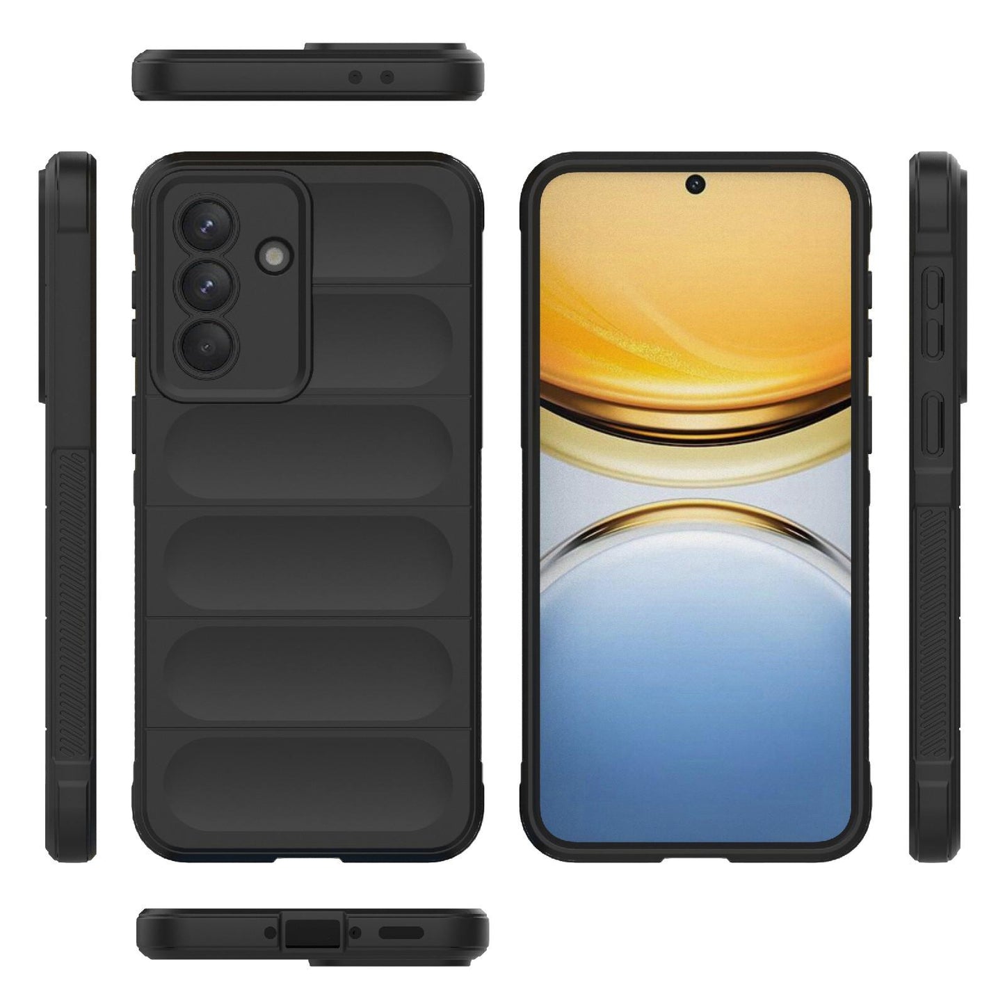 Samsung Galaxy A37 5G Magic Shield TPU + Flannel Protective Phone Case Cover, Shockproof Scratch Resistant