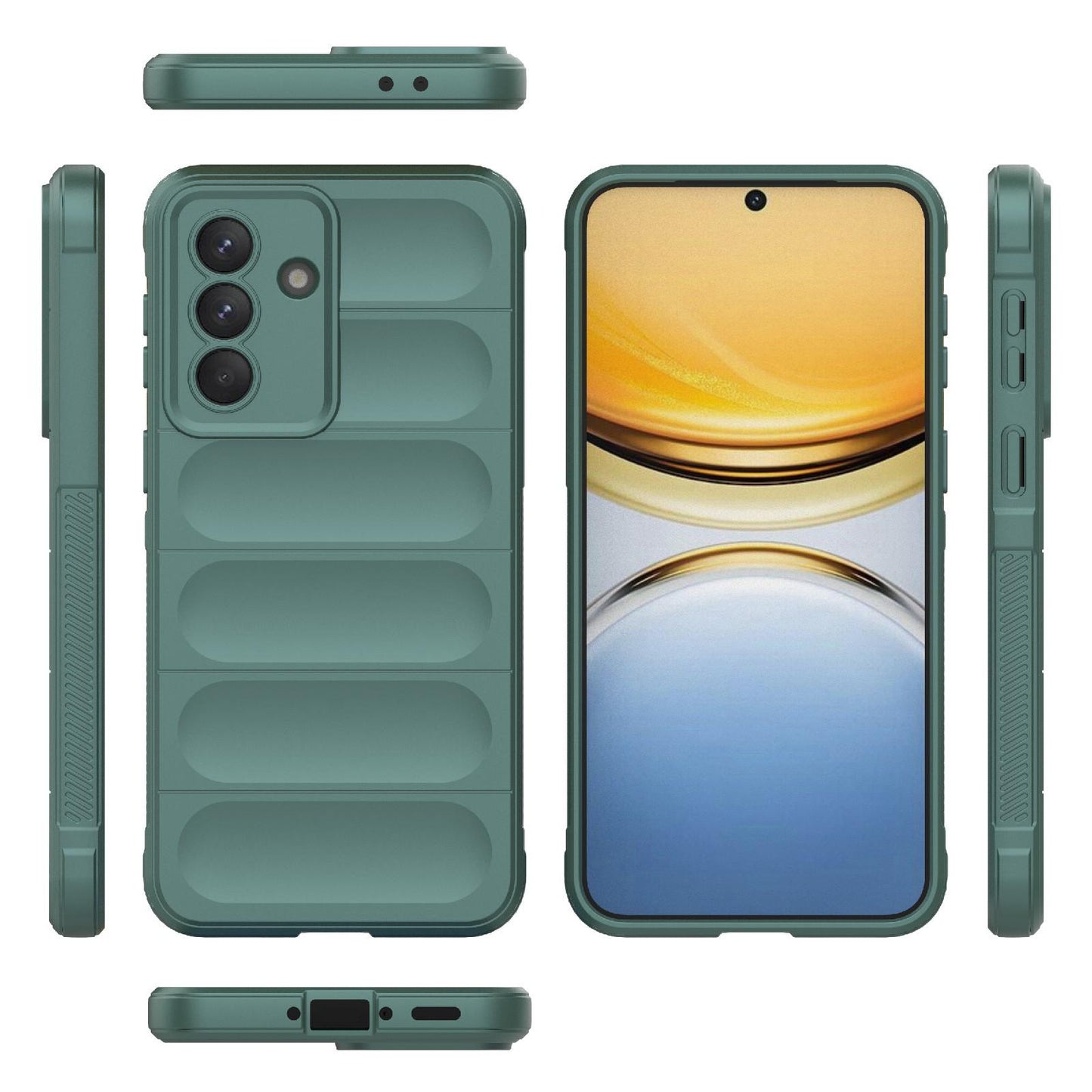 Samsung Galaxy A37 5G Magic Shield TPU + Flannel Protective Phone Case Cover, Shockproof Scratch Resistant