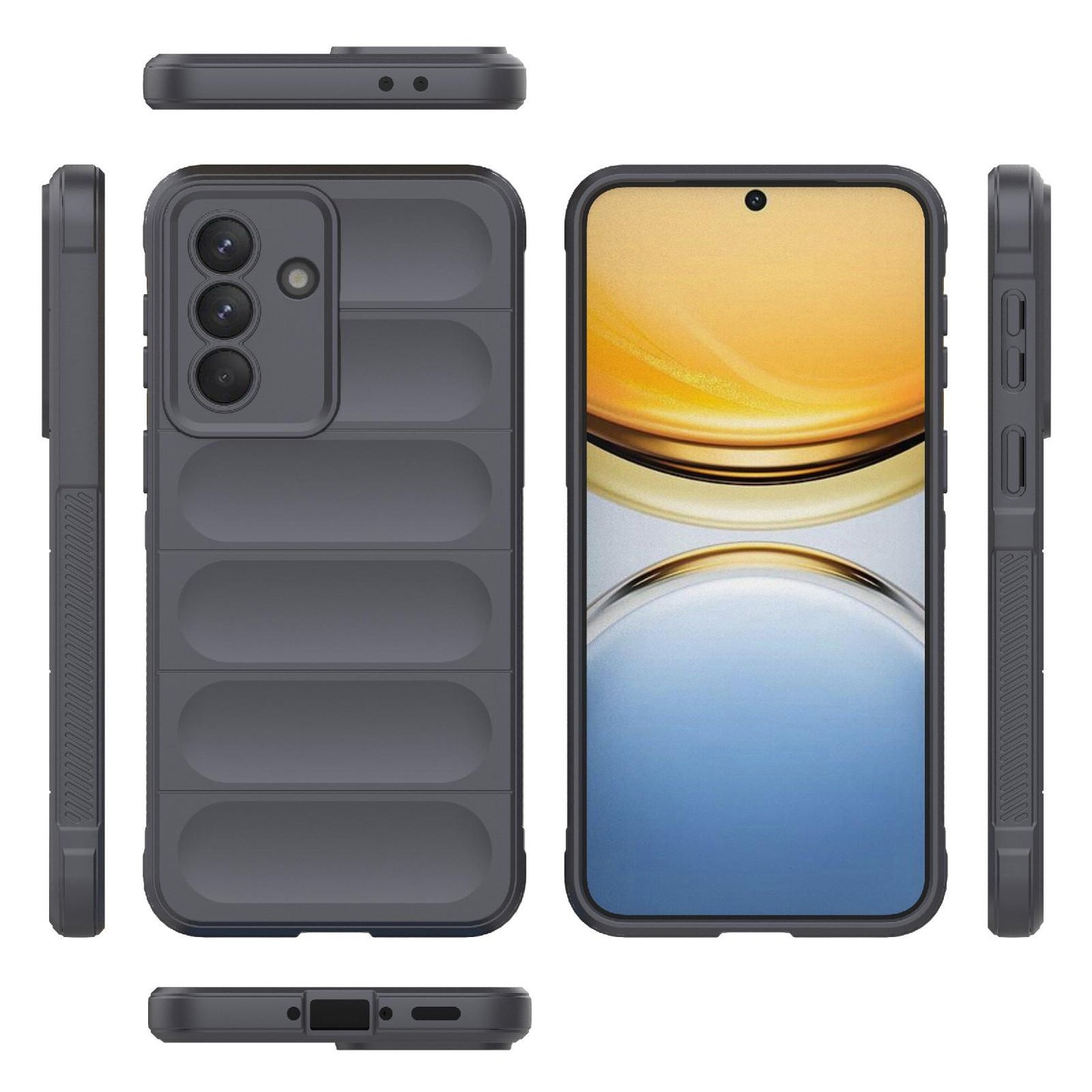 Samsung Galaxy A37 5G Magic Shield TPU + Flannel Protective Phone Case Cover, Shockproof Scratch Resistant