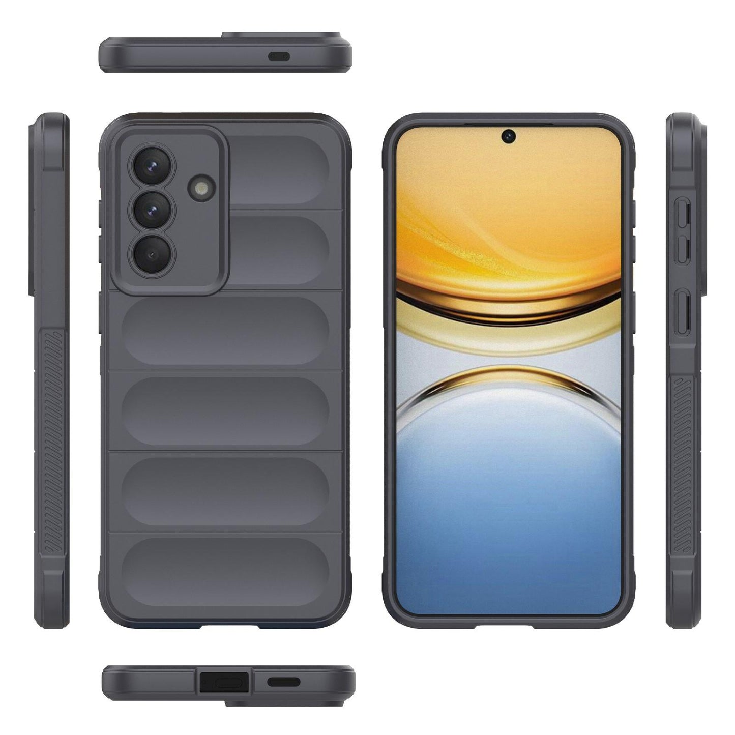Samsung Galaxy A57 5G Magic Shield TPU + Flannel Protective Phone Case Cover, Shockproof Scratch Resistant