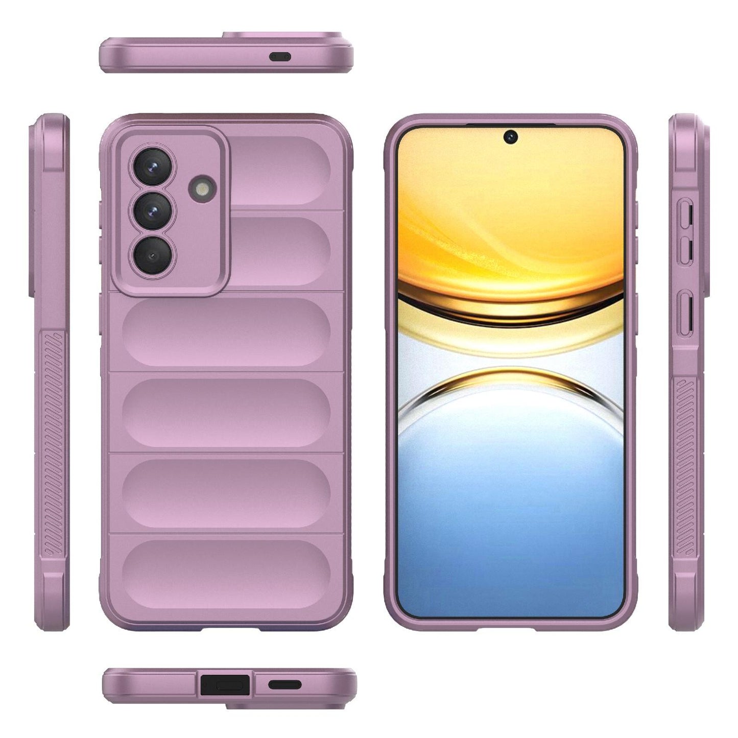 Samsung Galaxy A57 5G Magic Shield TPU + Flannel Protective Phone Case Cover, Shockproof Scratch Resistant