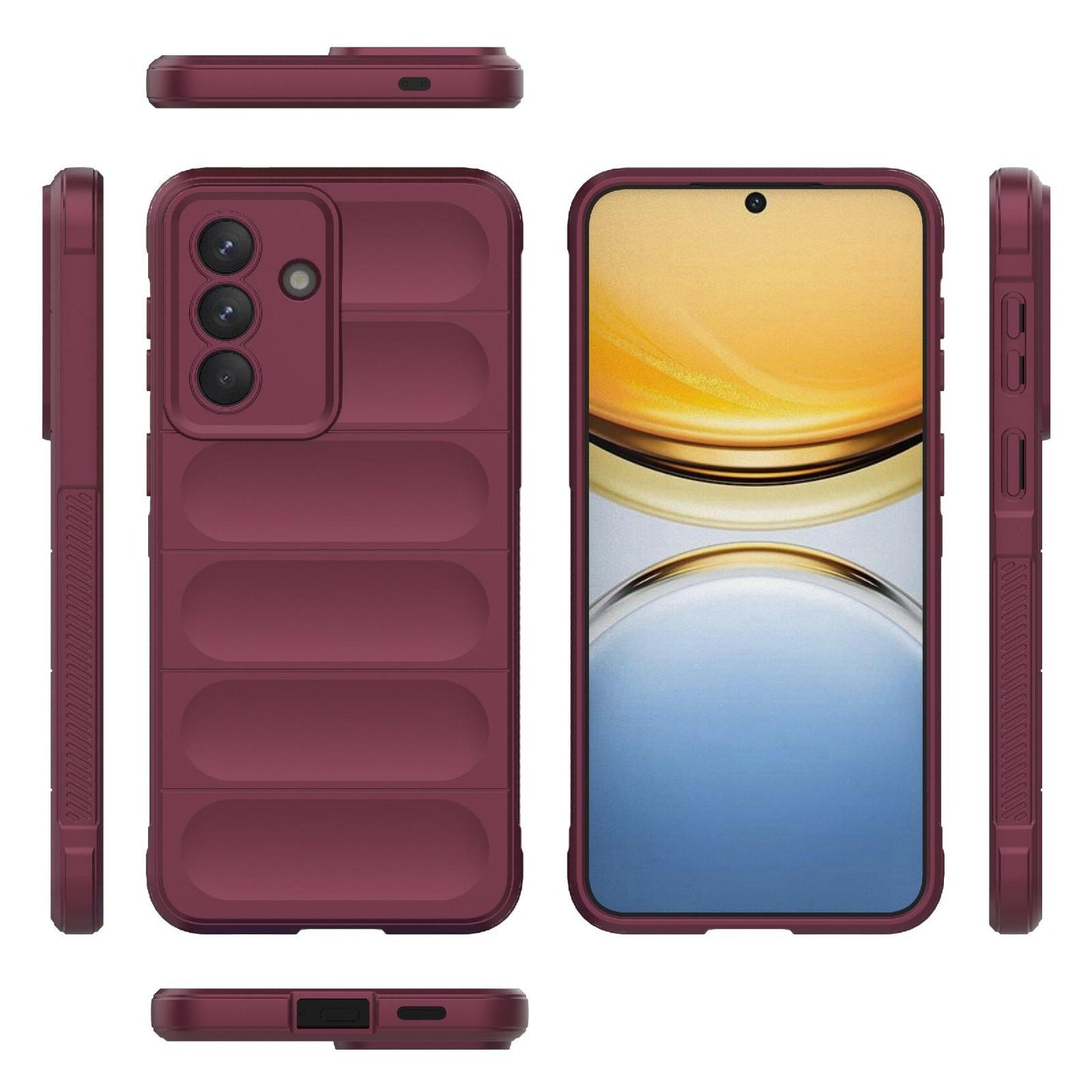 Samsung Galaxy A57 5G Magic Shield TPU + Flannel Protective Phone Case Cover, Shockproof Scratch Resistant