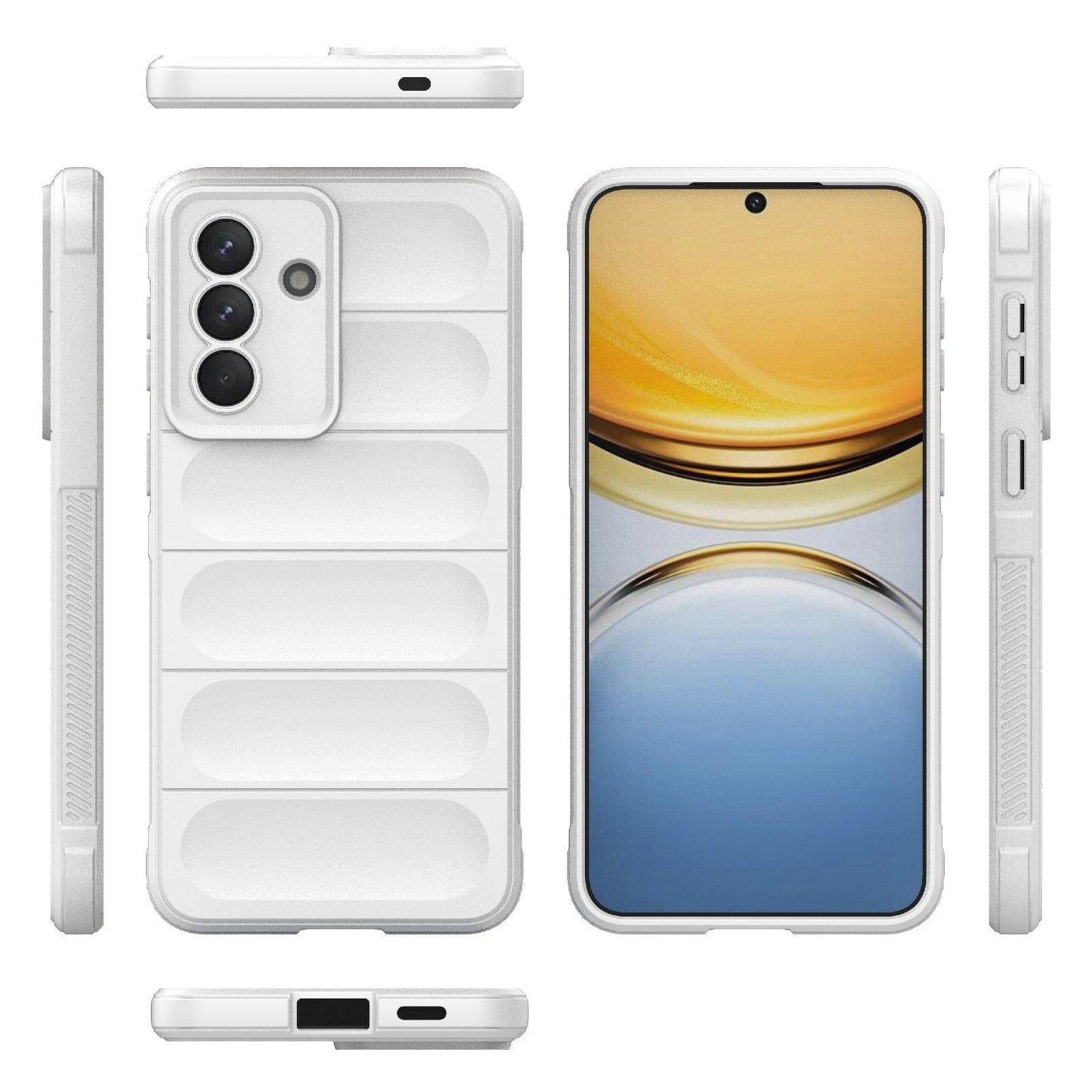 Samsung Galaxy A57 5G Magic Shield TPU + Flannel Protective Phone Case Cover, Shockproof Scratch Resistant
