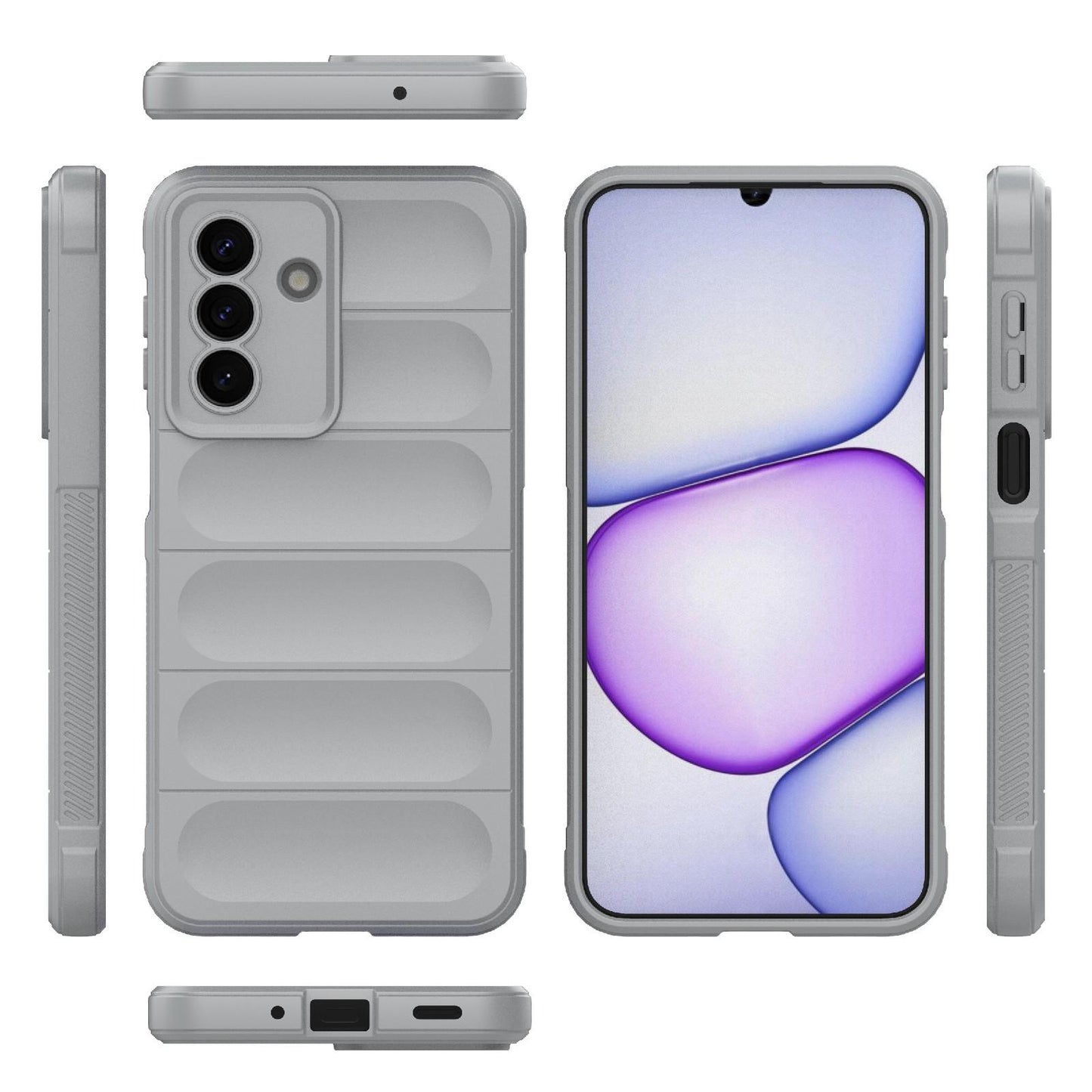 Samsung Galaxy A27 5G Magic Shield TPU + Flannel Protective Phone Case Cover, Shockproof Scratch Resistant