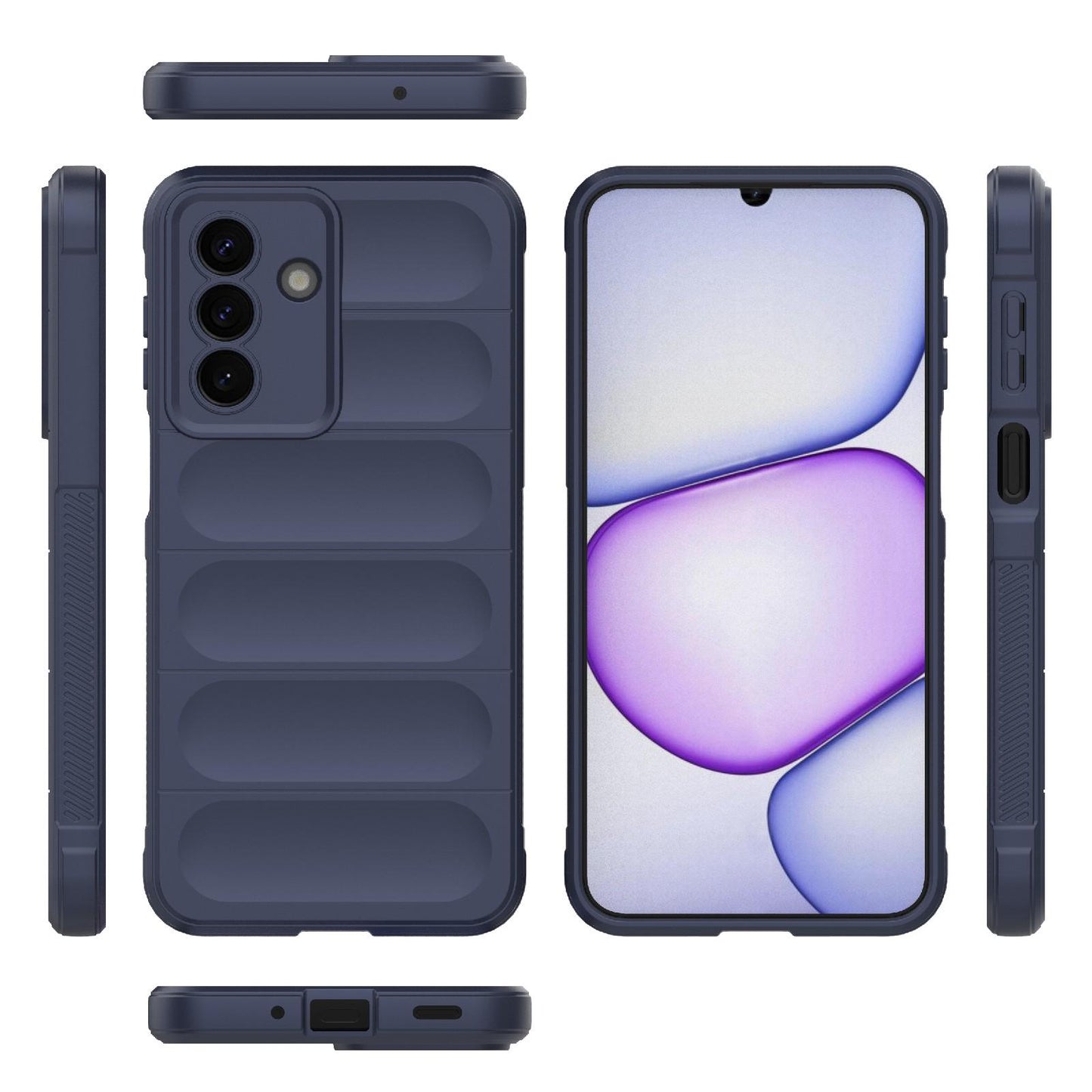 Samsung Galaxy A27 5G Magic Shield TPU + Flannel Protective Phone Case Cover, Shockproof Scratch Resistant