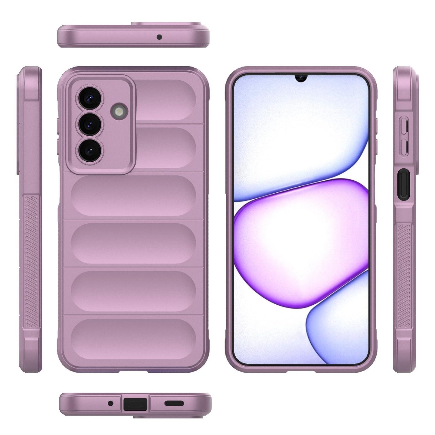 Samsung Galaxy A27 5G Magic Shield TPU + Flannel Protective Phone Case Cover, Shockproof Scratch Resistant
