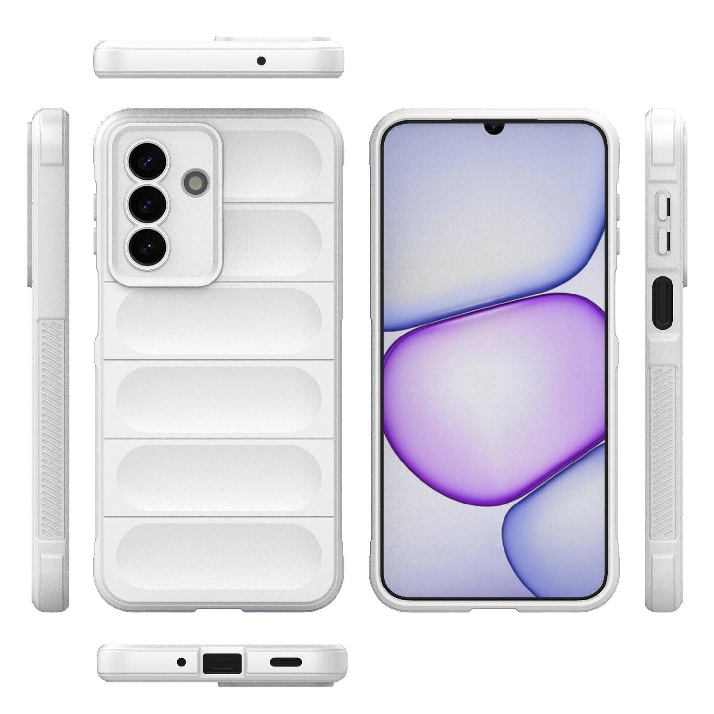 Samsung Galaxy A27 5G Magic Shield TPU + Flannel Protective Phone Case Cover, Shockproof Scratch Resistant