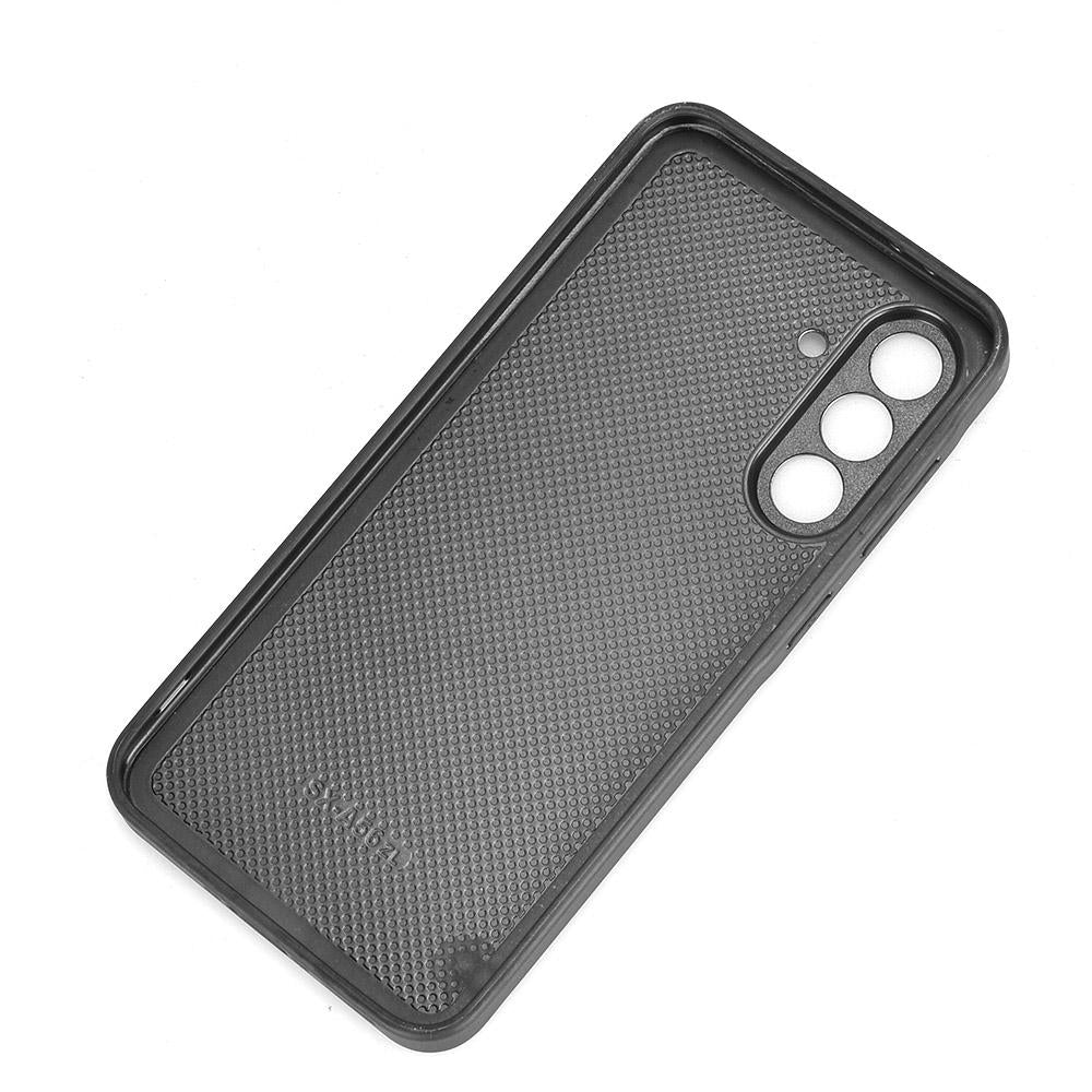 Samsung Galaxy A56 5G Cow Pattern Sewing Back Cover Phone Case - Premium PU Leather Texture PC + TPU Shockproof Protective Case, Scratch Resistant Slim Lightweight Anti-Fingerprint Full Coverage Mobile Cover