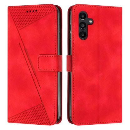Samsung Galaxy A16 5G Dream Triangle Leather Wallet Phone Case with Lanyard, Card Slot, Cash Compartment, Foldable Kickstand, Shockproof PU TPU Protective Cover