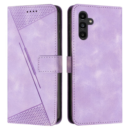 Samsung Galaxy A16 5G Dream Triangle Leather Wallet Phone Case with Lanyard, Card Slot, Cash Compartment, Foldable Kickstand, Shockproof PU TPU Protective Cover
