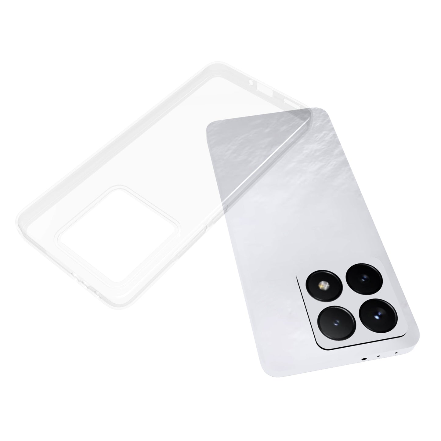 Xiaomi 14T Waterproof Texture TPU Protective Phone Case Shockproof Cover