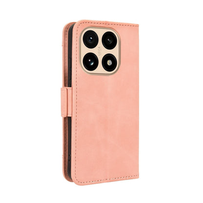 Xiaomi 15T 5G Skin Feel PU Leather Wallet Phone Case with Card Slots, Cash Pocket, Magnetic Closure, Built-In Stand, Full Protection TPU Cover