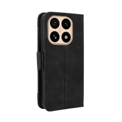 Xiaomi 15T 5G Skin Feel PU Leather Wallet Phone Case with Card Slots, Cash Pocket, Magnetic Closure, Built-In Stand, Full Protection TPU Cover