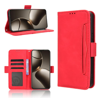 Xiaomi 15T 5G Skin Feel PU Leather Wallet Phone Case with Card Slots, Cash Pocket, Magnetic Closure, Built-In Stand, Full Protection TPU Cover
