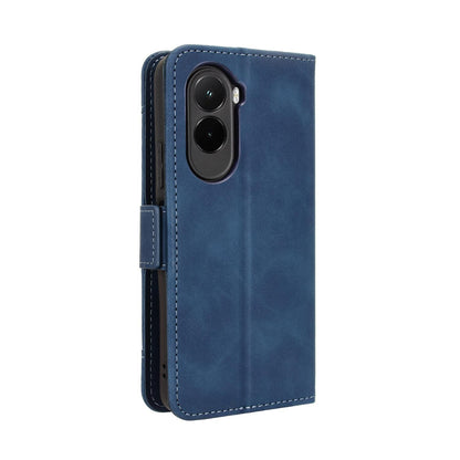 Xiaomi Poco M7 4G 169mm Skin Feel PU Leather Wallet Phone Case with Card Slots, Cash Pocket, Magnetic Closure, Built-In Stand, Full Protection TPU Cover