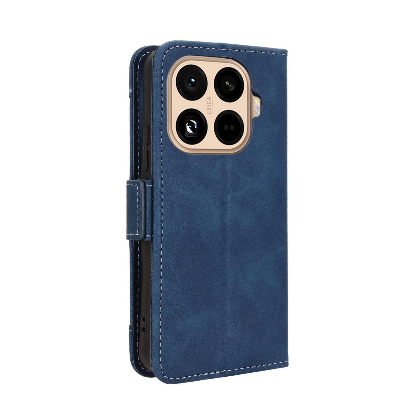 Xiaomi 15T Pro 5G Skin Feel PU Leather Wallet Phone Case with Card Slots, Cash Pocket, Magnetic Closure, Built-In Stand, Full Protection TPU Cover