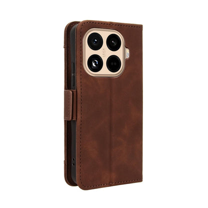 Xiaomi 15T Pro 5G Skin Feel PU Leather Wallet Phone Case with Card Slots, Cash Pocket, Magnetic Closure, Built-In Stand, Full Protection TPU Cover