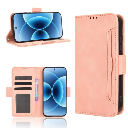 Xiaomi 17 Skin Feel PU Leather Wallet Phone Case with Card Slots, Cash Pocket, Magnetic Closure, Built-In Stand, Full Protection TPU Cover