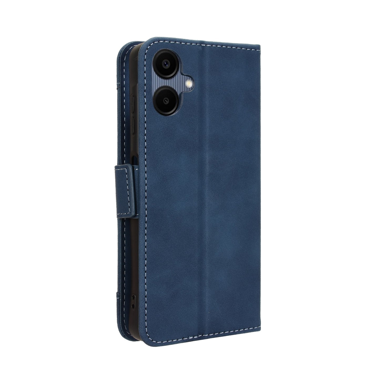 Samsung Galaxy A06 Skin Feel PU Leather Wallet Phone Case with Card Slots, Cash Pocket, Magnetic Closure, Built-In Stand, Full Protection TPU Cover