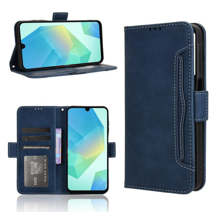 Samsung Galaxy A16 5G Skin Feel PU Leather Wallet Phone Case with Card Slots, Cash Pocket, Magnetic Closure, Built-In Stand, Full Protection TPU Cover