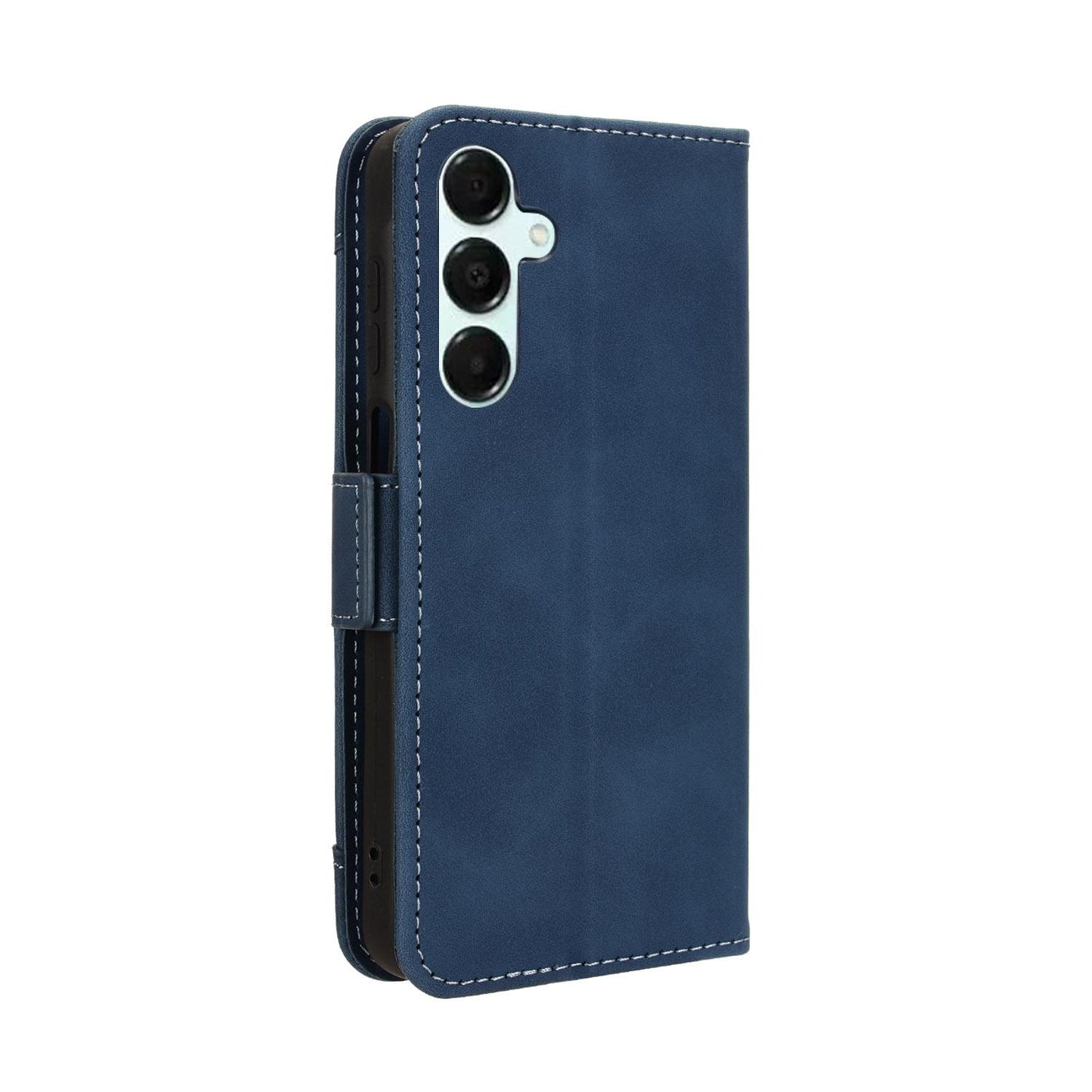 Samsung Galaxy A16 5G Skin Feel PU Leather Wallet Phone Case with Card Slots, Cash Pocket, Magnetic Closure, Built-In Stand, Full Protection TPU Cover