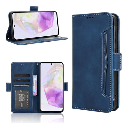 Samsung Galaxy A36 5G Skin Feel PU Leather Wallet Phone Case with Card Slots, Cash Pocket, Magnetic Closure, Built-In Stand, Full Protection TPU Cover