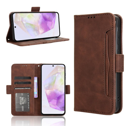 Samsung Galaxy A36 5G Skin Feel PU Leather Wallet Phone Case with Card Slots, Cash Pocket, Magnetic Closure, Built-In Stand, Full Protection TPU Cover