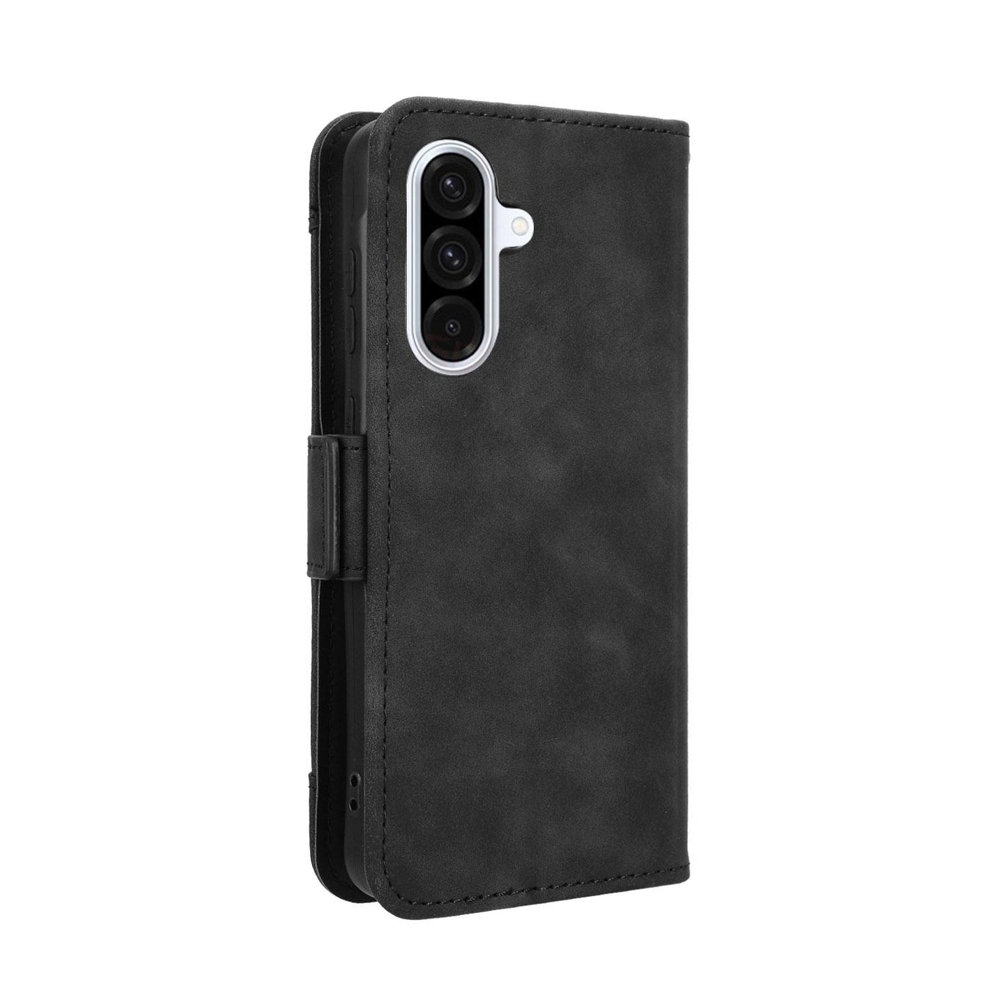 Samsung Galaxy A56 5G Skin Feel PU Leather Wallet Phone Case with Card Slots, Cash Pocket, Magnetic Closure, Built-In Stand, Full Protection TPU Cover