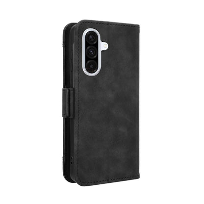 Samsung Galaxy A56 5G Skin Feel PU Leather Wallet Phone Case with Card Slots, Cash Pocket, Magnetic Closure, Built-In Stand, Full Protection TPU Cover