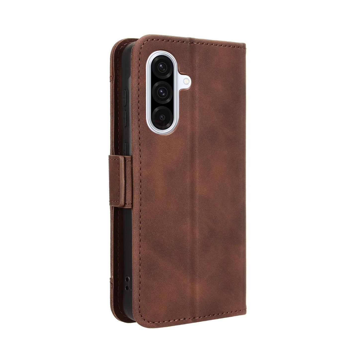 Samsung Galaxy A56 5G Skin Feel PU Leather Wallet Phone Case with Card Slots, Cash Pocket, Magnetic Closure, Built-In Stand, Full Protection TPU Cover