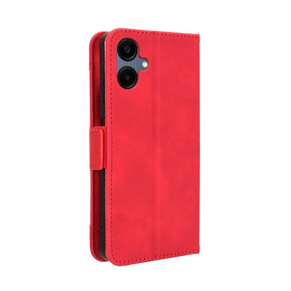 Samsung Galaxy A06 5G Skin Feel PU Leather Wallet Phone Case with Card Slots, Cash Pocket, Magnetic Closure, Built-In Stand, Full Protection TPU Cover