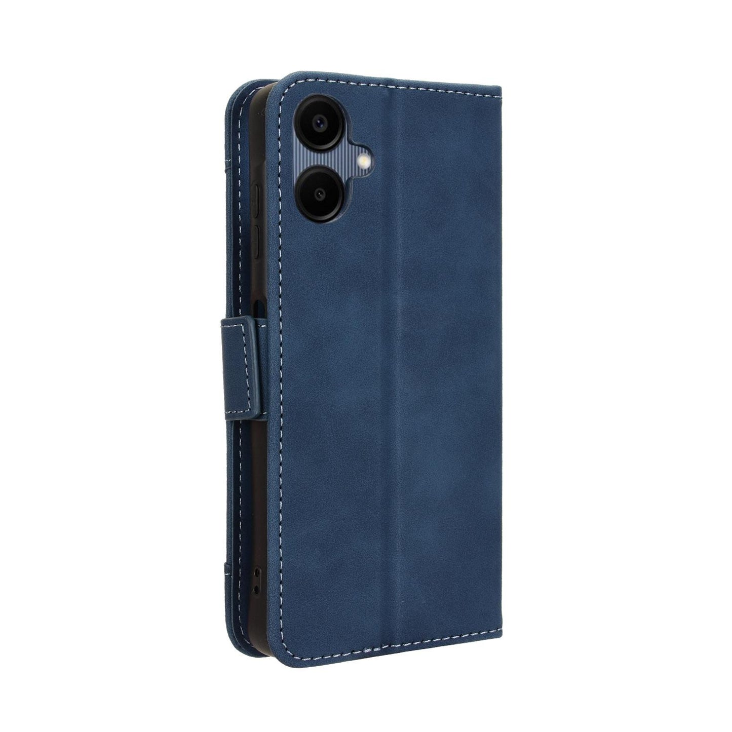 Samsung Galaxy A06 5G Skin Feel PU Leather Wallet Phone Case with Card Slots, Cash Pocket, Magnetic Closure, Built-In Stand, Full Protection TPU Cover