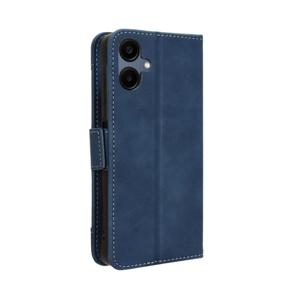Samsung Galaxy A06 5G Skin Feel PU Leather Wallet Phone Case with Card Slots, Cash Pocket, Magnetic Closure, Built-In Stand, Full Protection TPU Cover