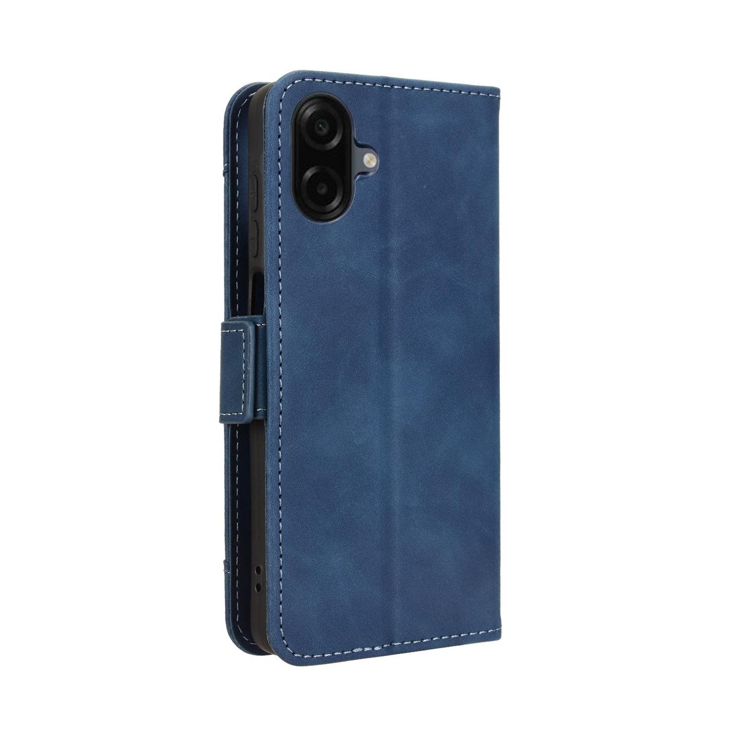 Samsung Galaxy A07 4G Skin Feel PU Leather Wallet Phone Case with Card Slots, Cash Pocket, Magnetic Closure, Built-In Stand, Full Protection TPU Cover
