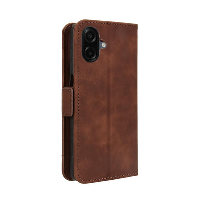 Samsung Galaxy A07 4G Skin Feel PU Leather Wallet Phone Case with Card Slots, Cash Pocket, Magnetic Closure, Built-In Stand, Full Protection TPU Cover