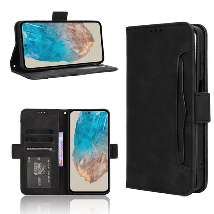 Samsung Galaxy M35 5G Skin Feel PU Leather Wallet Phone Case with Card Slots, Cash Pocket, Magnetic Closure, Built-In Stand, Full Protection TPU Cover