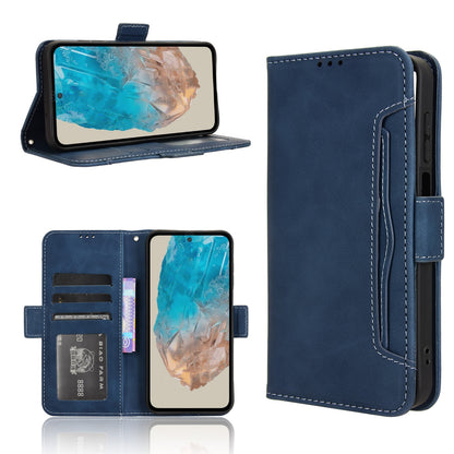 Samsung Galaxy M35 5G Skin Feel PU Leather Wallet Phone Case with Card Slots, Cash Pocket, Magnetic Closure, Built-In Stand, Full Protection TPU Cover