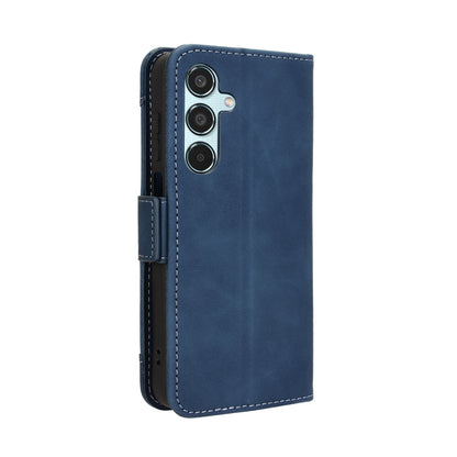 Samsung Galaxy M35 5G Skin Feel PU Leather Wallet Phone Case with Card Slots, Cash Pocket, Magnetic Closure, Built-In Stand, Full Protection TPU Cover