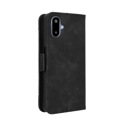 Samsung Galaxy F06 5G Skin Feel PU Leather Wallet Phone Case with Card Slots, Cash Pocket, Magnetic Closure, Built-In Stand, Full Protection TPU Cover