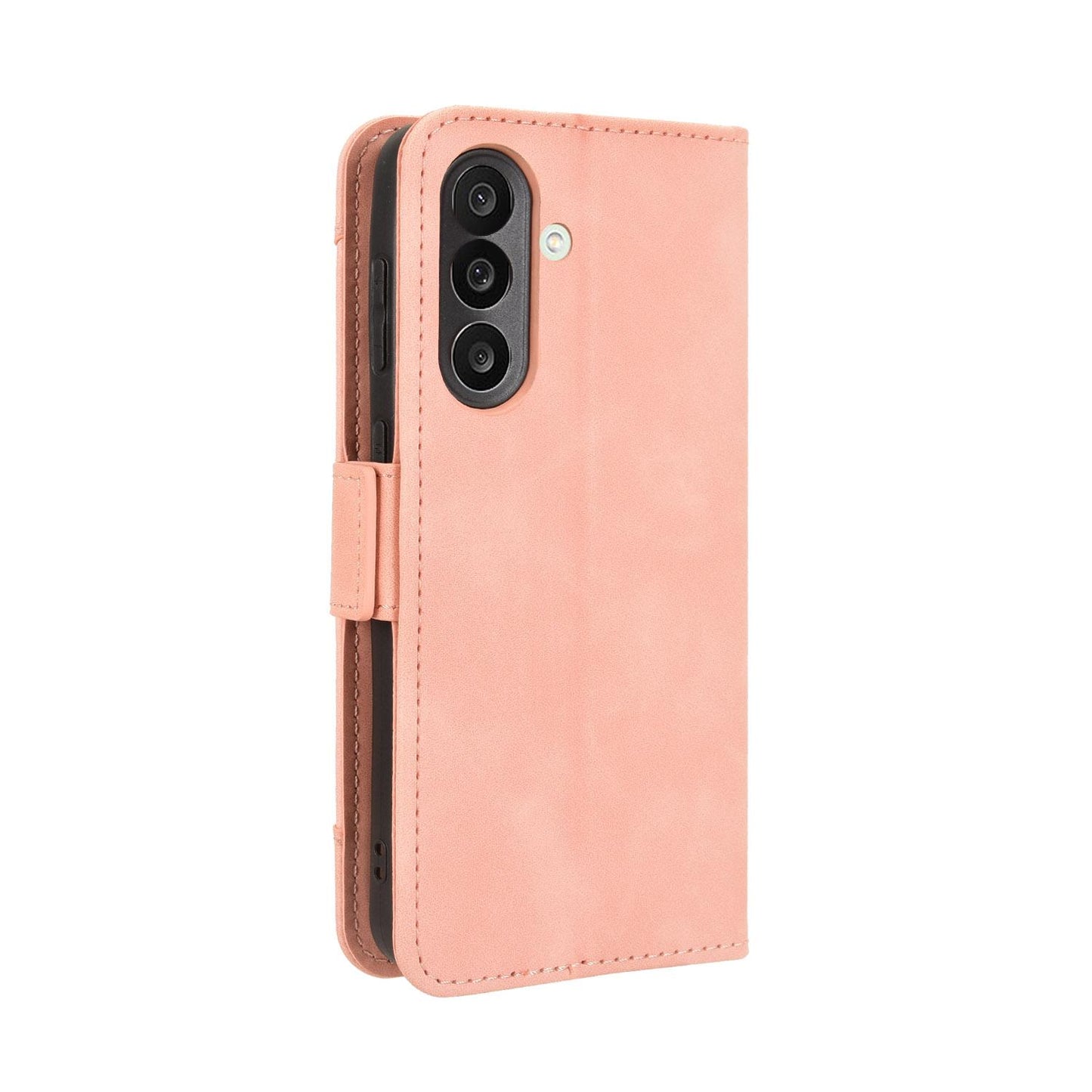 Samsung Galaxy M56 5G Skin Feel PU Leather Wallet Phone Case with Card Slots, Cash Pocket, Magnetic Closure, Built-In Stand, Full Protection TPU Cover