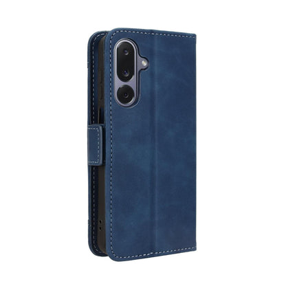 Samsung Galaxy M36 5G Skin Feel PU Leather Wallet Phone Case with Card Slots, Cash Pocket, Magnetic Closure, Built-In Stand, Full Protection TPU Cover