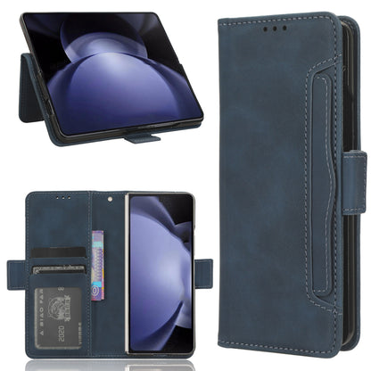 Samsung Galaxy Z Fold6 - Pen Slot Skin Feel PU Leather Wallet Phone Case with Card Slots, Cash Pocket, Magnetic Closure, Built-In Stand, Full Protection TPU Cover